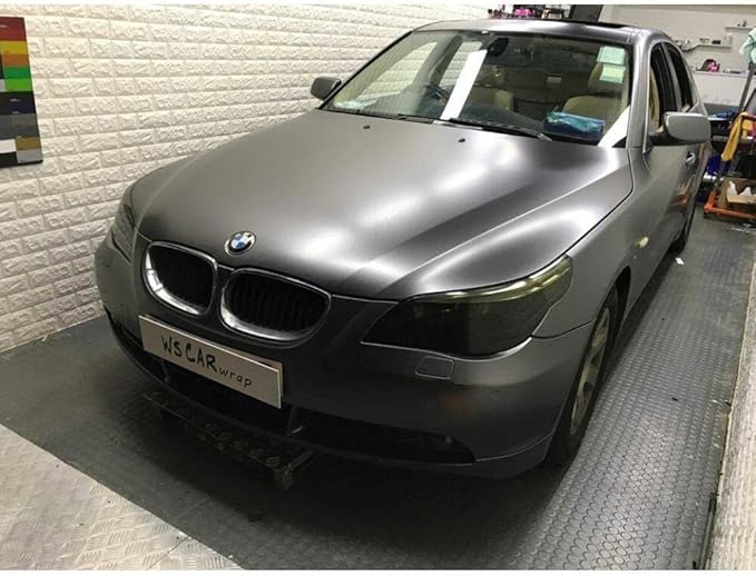 3M Car Wrap Roll 2080 Satin Dark Gray | S261 | (5ft x 5ft (25 Sq/ft)) | Automotive Vinyl Wrap for Cars - Car Interior Wrap & Exterior | w/Free Instawraps Pro Glove