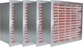 Filterbuy 20x20x12 Air Filter Header (4-Pack), Rigid Cell Filters HVAC (Actual Size: 17.75 x 17.75 x 11.38)