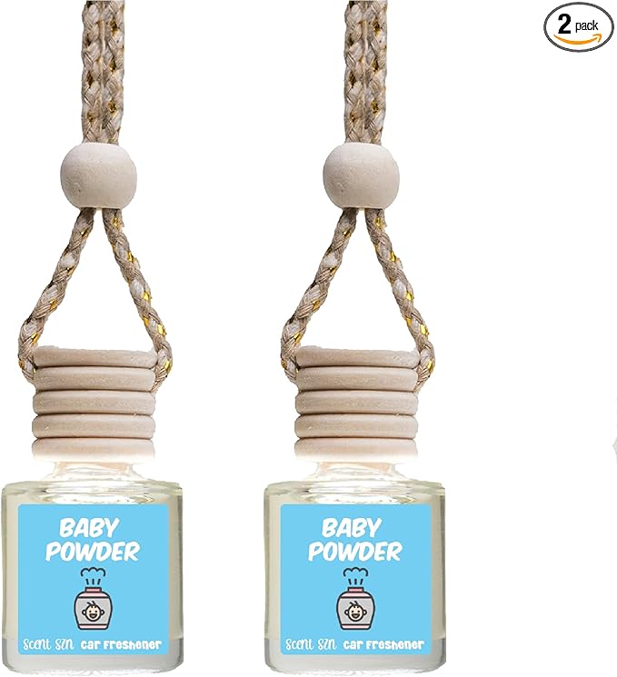 Hanging Car Air Freshener Diffusers (Baby Powder)