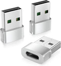 Basesailor for iPhone 17 16 Car Charger Adapter 3Pack,USB Male to USB C Female Adapter,Type C Cable Converter for Apple Air 17e 16e 15 Pro Max Plus,iWatch 11,Airpods Pro 3,iPad Mini,Samsung Galaxy S26