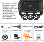 for Honda Fit Jazz Radio 2004-2007 Android 13 Car Stereo, 8” IPS Touch Screen GPS Navigation for Car Head Unit Built-in DSP Wireless/Wired Carplay Android Auto with Free Rear Camera (2GB RAM+32GB ROM)