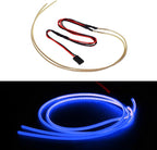 INJORA RC LED Strip Lights Flexible Cuttable for TRX4M SCX24 1/24 1/18 Crawlers Upgrade(Blue)