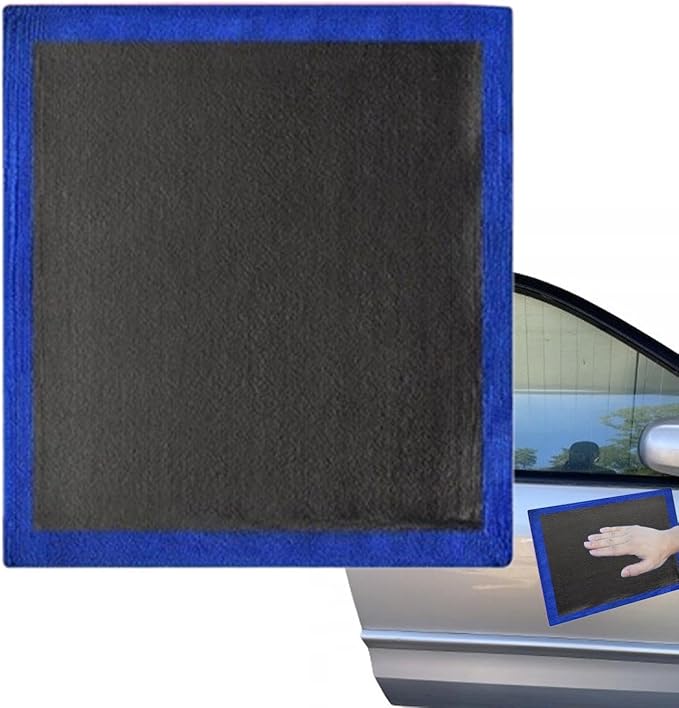 Auto Detailing Clay Cloth - Synthetic Clay Bar Alternative, Durable Microfiber Backing, 12 Inch Detailing Rag for Easy Use | for High Gloss Shine On Car Bodywork, Glass & Chrome Accessories