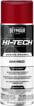 Seymour EN-59 Hi-Tech Engine Spray Paint, General Motors Red