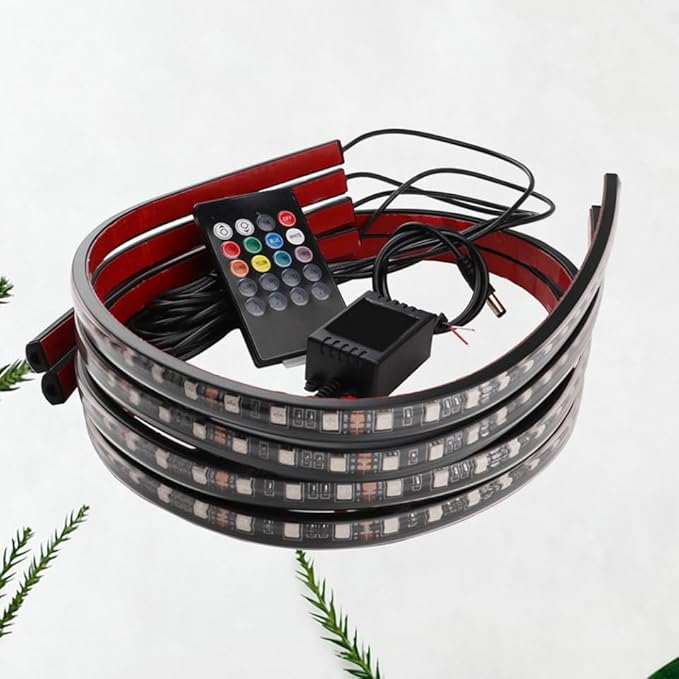 Cabilock Sound Activated Car Light Kit Ambient Lighting for Vehicle Decoration for Parties and Night Driving