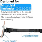 Car Phone Holder for Mitsubishi Outlander ES Black Edition 2022 2023 2024 Screen Stand (Only Applicable to 8 inch) Auto Interior Accessories Best Cell Phones Mount Cellphone Mobile Cradle