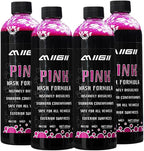 MIIGII Pre-Wash Solution Car Wash Soap - Pink Foam Car Shampoo - Powerful Formula Penetrates and Breaks Down Tree Sap, Bird Droppings & Tough Stains - Works on RVs, Trucks, Cars & More - 300ml (10oz)