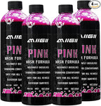 MIIGII Pre-Wash Solution Car Wash Soap - Pink Foam Car Shampoo - Powerful Formula Penetrates and Breaks Down Tree Sap, Bird Droppings & Tough Stains - Works on RVs, Trucks, Cars & More - 300ml (10oz)