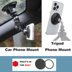 Magnetic Phone Mount Base for MagSafe 17mm (0.67") Ball Socket, Phone Car Mount Accessory