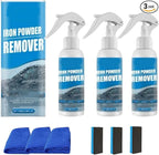 Multi-functional Quick-Acting Rust Removal Spray, 2026 New Iron Powder Remover Spray, 100ml Portable Rust Remover Sprays for Vehicles, Metal, Bikes, Tools, Cars & Household Surface (3)