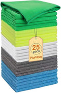 Microfiber Cleaning Cloths 15"x15" – 270GSM Plush Lint-Free Towels for Cars & Auto Detailing, Super Absorbent Car Wash Cloths for Drying, Polishing, Glass & Household(25 Pack)