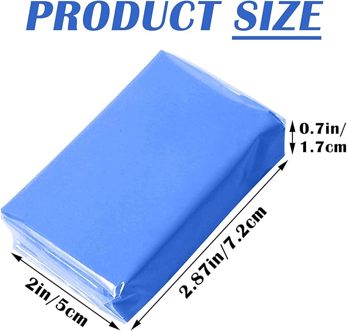 4PCS Auto Detailing Car Clay Bar Magic Clay Bar Cleaner Detailing Tools, for Car Detailing Clean Car Wash 100g Each