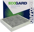 ECOGARD XC36154C Cabin Air Filter with Activated Carbon Odor Eliminator Fits Chevrolet Cruze 2011-2015, Trax 2013-2022, Malibu 2013-2015, Sonic 2012-2020, Spark 2013-2022, Buick Encore 2013-2022