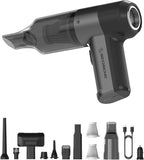 Scosche SCOVAC 4-in-1 Cordless Handheld Vacuum Cleaner with Inflator, Deflator & Air Duster, Small, High Power, Rechargeable and Portable Hand Held Vacuum for Car, Home, Office, Pet Hair