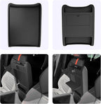 LUWU Center Console Cover Hidden Storage Box Compatible with 2026 Passport & 2023-2026 Pilot/Ridgeline Accessories Silicon Material Armrest Cover Center Console Hidden Organizer Box (2 in 1 Design)
