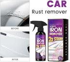Iron Remover Spray – 120ml Purple Reactive Formula for Car Detailing, Paint Safe Rust Remover for Iron Fallout & Metal Deposits, Wheel Cleaner for Cars Motorcycles Boats (1 Pcs)