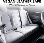 Tesla Seat Cleaner & Stain Remover, Interior Cleaner for Black & White Vegan Leather, Interior Cleaning Products | Tesla Model Y Juniper Accessories 2026, Tesla Model 3 Accessories, S, X, Cybertruck