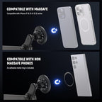 NEEWER Entry Level Version Magnetic Phone Holder Mount for Your Car Compatible with Tesla Model 3 / Y Accessories, Compatible with MagSafe iPhone Samsung Huawei Android for Video Recording, YW-145A