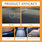 Car Interior Restorer – Leather & Plastic Trim Cream, Renews Faded Dash, Seats, Bumpers & Vinyl, UV Protective Polish, Non-Greasy 50g