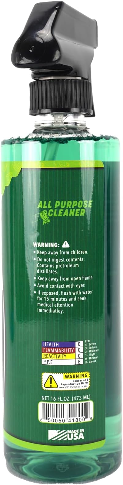 All Purpose Car Cleaner 16 oz (Pack of 1) | Interior & Exterior Detailing Spray | Degreaser for Engine, Wheels, Upholstery & Leather | pH Balanced | No Residue | Made in USA