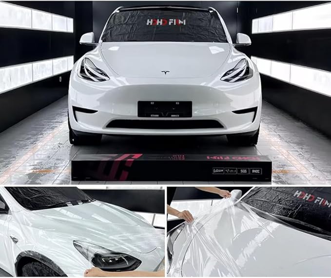 HOHOFILM TPU PPF Hydrophobic Clear Paint Protection Film Self Healing Car Clear Glossy Wrap Film (X12 MAX, 60" x20ft)