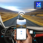 Fitcamx Front 2K+Rear 1080P Dash Cam Adapts for Alfa Romeo Giulia & Stelvio 2017-2024, OEM Factory Style, 2 Way HD Video, Built-in WiFi & APP, Loop Recording, Parking Mode, Easy to Use, 64GB Card
