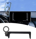 Magnetic Car Phone Mount for 2021 2022 2023 2024 Toyota Venza Accessories, for MagSafe Strong Magnets Cell Phone Holder 8-Inch Screen Cradles, with Portable Phone Gripper 360° Rotation