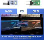 NJSBYL 4PCS LED Door Handle Circuit Board for B-MW 3 4 5 Series X1 M4 Gran Turismo Touring Sedan Convertible Coupe F10 F30 F31 F32 F33 F34 F36 F48 F82 F83 Blue-White Ambient Lighting