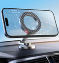 JUHOO Upgrade Phone Holder for car Magnetic rotatable and Retractable car Phone Holder Mount Dashboard Mount Fit for iPhone 15 14 13 12 Pro Max Plus Mini & All Smartphone