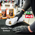 P&S Professional Detail Products - Terminator Enzyme Spot and Stain Remover - Perfect for Deodorizing, Removing Embedded Soils, Grease, Dirt, and Protein Based Stains; Fresh Scent (1 Pint)