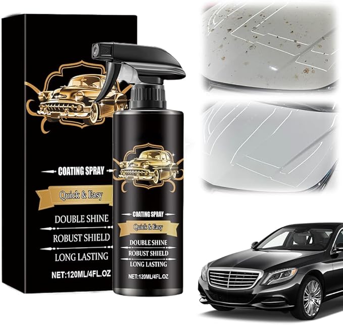 Car Coating Spray, Polish with High-Gloss Finish, Paint Sealant for Lasting Defence, Perfect for Automotive Care