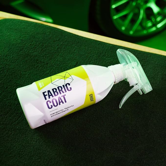 Gyeon Quartz Fabric Coat Super‑Hydrophobic UV‑Resistant Ceramic Textile Protectant for Upholstery Carpet Convertible Tops Stain Repellent Self‑Cleaning Long‑Lasting Protection