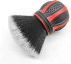Compatible for 1PC Car Detailing Brushes Automobile Interior Soft Bristles Brush Air Vent Dust Cleaner Dusting Tool Cleaning(RED Wheel Brush)