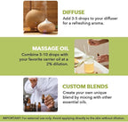 Majestic Pure Essential Oil with Glass Dropper - 100% Pure and Natural - Essential Oils for Diffuser, Aromatherapy, Soap and Candle Making, Lemongrass Essential Oil, Lemongrass Oil, 4 Fl Oz