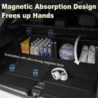 GMQ Trunk Organizers for Car,Car Organizers and Storage for SUV,Magnetic Lid with Collapsible Storage, Large Capacity for SUV, Truck, MPV (XXL-29.5×13×12.5 IN)