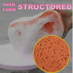 Ultimate Premium 5-Pack Coral Sponge Set - Extra Soft, Non-Scratch, Foaming & Large - Perfect for Car Washing, Household Cleaning and Fightingk (Orange)