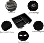 fit for Center Console Organizer Tray 2007-2014 GMC Sierra Chevy Silverado Tahoe Yukon Suburban - GM Vehicles Accessories Replaces 19166288