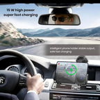 Wireless Car Charger Mount, Auto-Clamping Phone Holder with Fast Charging – Wireless Cell Phone Charging Car Mount for iPhone & Android (Dashboard Mount)