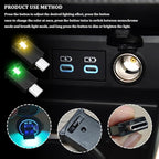 USB Type C LED Ambient Light, 8 Colors RGB Dynamic Atmosphere Lamp Car Interior Decor USB Night Light, Automotive Replacement Lighting Products for Car Home Office Decoration (1PCS)