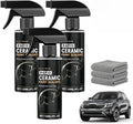 Rapid Ceramic Paint Sealant Spray, 2026 Upgraded Car Coating Spray for Shine & Protection, Gloss & Mirror Shine,Ultra Slick Finish Easy Car Coating (3 Sets with Towels)