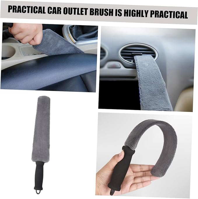 PRETYZOOM Car Air Conditioner Cleaning Brush Mini Dust Car Cleaning Accessories Car Detail Brush Car Air Vent Cleaner Car Brush Cleaner Scrubber Automotive Interior Cleaning Brushes