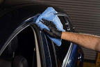 Maxshine 16”x24” Universal 3-Pack Blue Microfiber Towel - 380GSM Zero Crazy Edgeless - Professional Rinse-Free, Scratch-Free Drying Towels for Cars - Perfect for Car Detailing