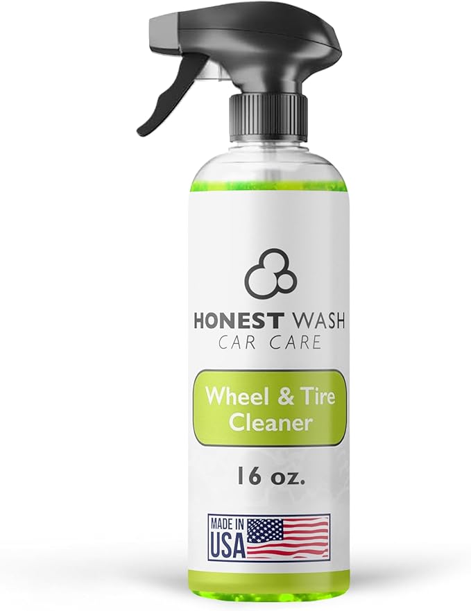 Wheel Cleaner – Full Spectrum Formula for Wheels, Rims, and Tire Sidewalls | Removes Dirt, Grease, Grime, and Brake Dust | Quick, Effective, and Safe for All Wheel Types (16 Fl Oz (Pack of 1))