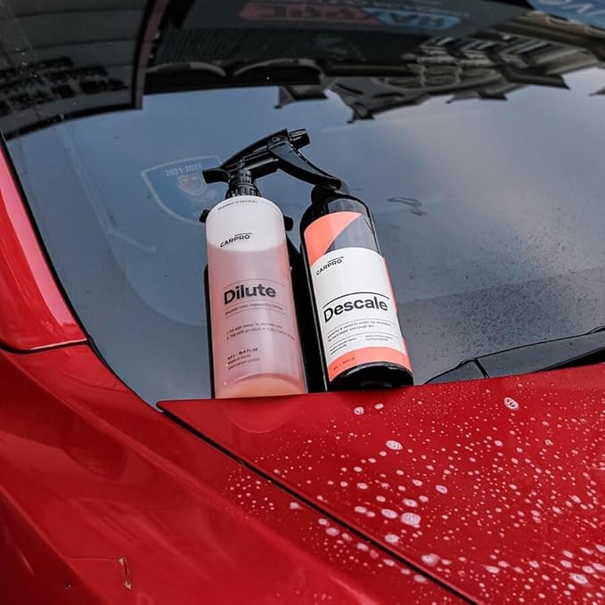 CARPRO Descale Acidic Car Shampoo Wash Concentrate, Removes Minerals, Waxes, Sealants & Oils - Gallon (135oz)