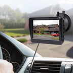 Wireless Revesing Camera with 5" Monitor Upgrade for Car Waterproof Backup Camera Digital Signal Wide View Night Vision System Back Up Cameras for 2014 Silverad Car Van SUV Truck Vehicles