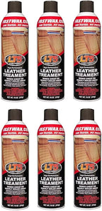 RGS Labs LT5 Leather Treatment (6 Pack, 16 oz Each) | Professional-Grade Leather & Vinyl Cleaner and Conditioner | High-Cling Foam Spray for Easy Application | Restores Luster & Softness