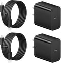 iPhone 17 16 15 Charger Fast Charging 2+2Pack 20W USB C Wall Charger with 10FT Fast Charging Cable Compatible with iPhone 17/17 Air/17 Pro/17 Pro Max/iPhone 16/15 Series, iPad Pro/AirPods-Black