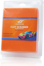 2-Pack Clay Bar Auto Detailing Kit – Dual-Sided Clay Scrubber/Clay Sponge & Towel System, Grime Remover, Deep Dirt Cleaning, Reusable, Enhances Gloss & Shine on Car Paint