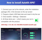 Carlinkit Wireless CarPlay USB Adapter Only Compatible with Android car radios. only for Android Version 4.4.2 or Above. APK Must be Successfully Installed Before use. Model:CPC200-CCPA