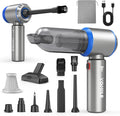 Yomile Mini Vacuum Cleaner, 2 in 1 27000PA Brushless Car Vacuum &250000RPM Air Duster 9000mAh Battery Air Blower Wireless Handheld Vacuum for Car,Office and Home (27Kpa)